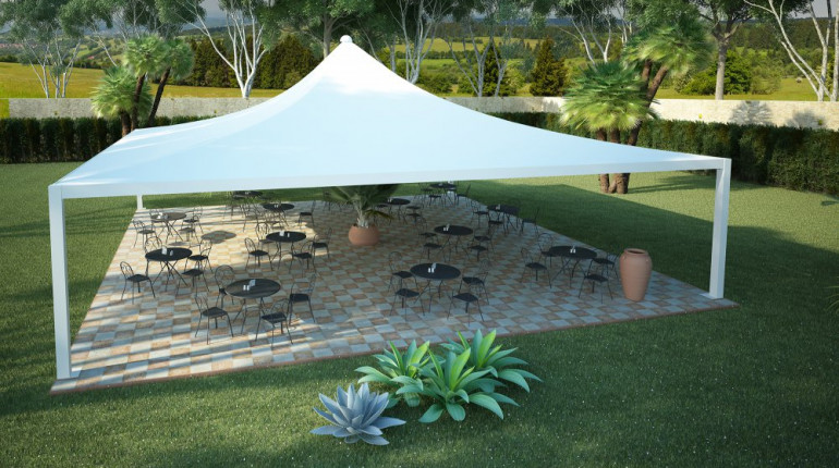 Gazebo moschea pesante